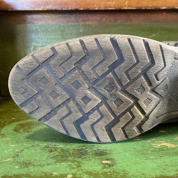 BIZA Carson Distressed Charcoal Graphite Leather Ankle booties, Women’s 39. - Picture 8 of 16